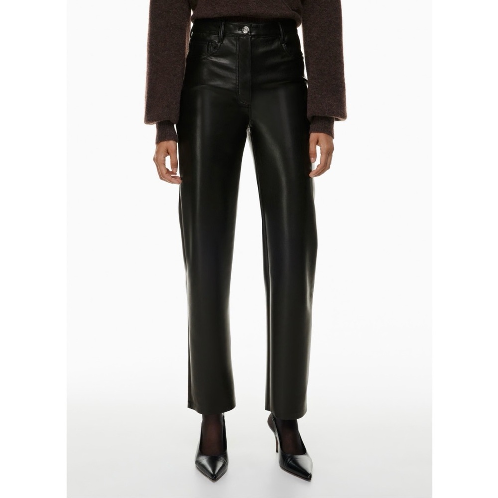 Aritzia Wilfred Melina Leather Pants